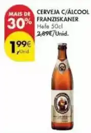 Pingo Doce Franziskaner - cerveja c/alcool promoção