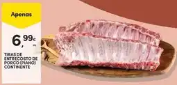 Continente Continente - tiras de entrecosto de porco (piano) promoção