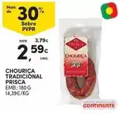 Continente Prisca - chouriça tradicional promoção