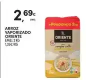 Continente Oriente - arroz vaporizado promoção