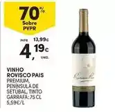 Continente Premium - vinho promoção