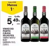 Continente Velhotes - vinho do porto promoção