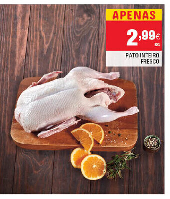 Continente Pato Inteiro Fresco promoção