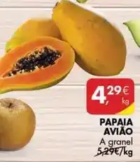 Pingo Doce A+ - papaia promoção