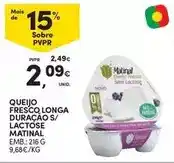 Continente Matinal - queijo fresco longa duração s/ lactose promoção