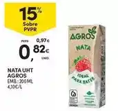 Continente Agros - nata uht promoção