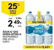 Continente Serra da estrela - água s/gas promoção