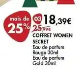 Coffret women secret