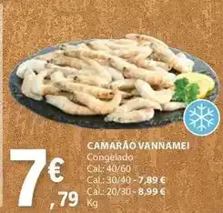 E.Leclerc Camarão vannamei promoção