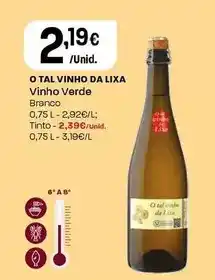 Intermarché O tal vinho da lixa - vinho verde promoção