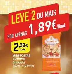 Intermarché Diatosta - mini tostas de trigo promoção