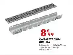 Bricomarché Canalete com grelha promoção