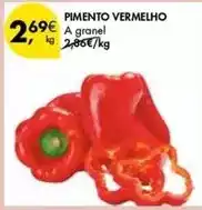 Pingo Doce A+ - pimento vermelho promoção