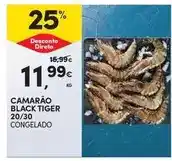 Continente Camarão black tiger promoção