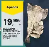 Continente Bacalhau super especial 1o noruega salgado seco inteiro promoção