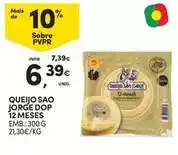 Continente Queijo sao jorge dop 12 meses promoção