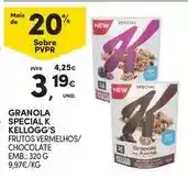 Continente Kellogg's - granola special k promoção