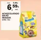 Continente Nesquik - achocolatado promoção