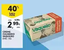 Continente Vaqueiro - creme culinario promoção