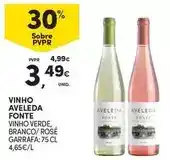 Continente Aveleda - vinho promoção