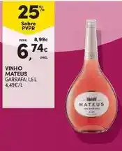 Continente Mateus - vinho promoção