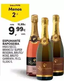 Continente Raposeira - espumante promoção