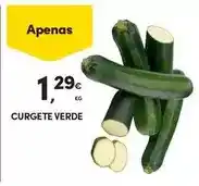 Continente Curgete verde promoção