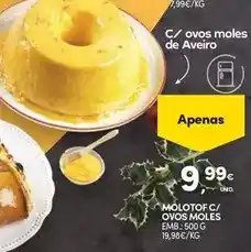 Continente Molotof c/ ovos moles promoção