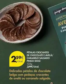 Pingo Doce Pingo doce - petalas crocantes de chocolate evel / caramelo salgado promoção