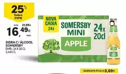 Continente Somersby - sidra c/ éalcool promoção