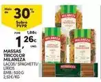 Continente Milaneza - massas tricolor promoção