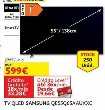Tv qled samsung qe55q65aauxxc