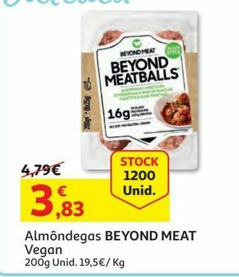 Auchan Almondegas vegan beyond meat:200g promoção
