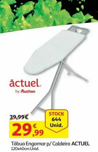 Auchan Tábua engomar actuel:p/ caldeira 120x40cm a122l06w promoção
