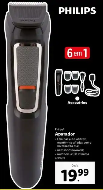 Lidl Philips Aparador 6 em 1 promoção