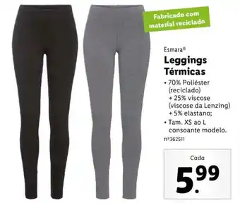 Esmara Leggings Térmicas XS ao L