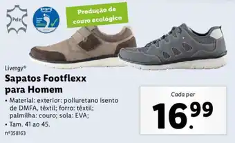 Livergy Sapatos Footflexx para Homem 41 ao 45