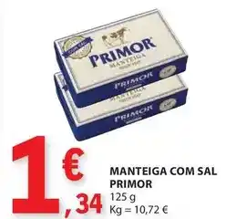 E.Leclerc Primor - manteiga com sal promoção