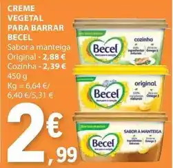 E.Leclerc Becel - creme vegetal para barrar promoção