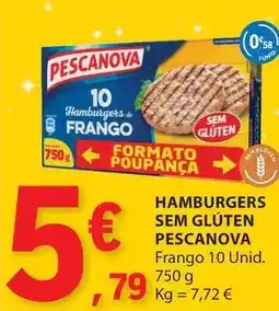E.Leclerc Pescanova - hamburgers sem gluten promoção