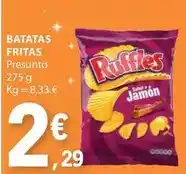 E.Leclerc Ruffles - batatas fritas promoção