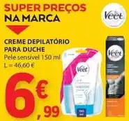E.Leclerc Veet - creme depilatório para duche promoção