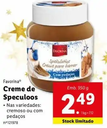 Favorina Creme de Speculoos 350g