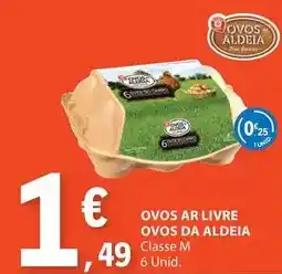 E.Leclerc Ovos ar livre ovos da aldeia promoção