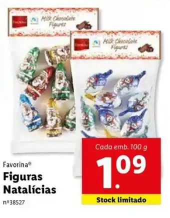 Lidl Favorina Figuras Natalícias 100g promoção