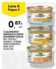 Continente Gourmet - alimento humido p/gato promoção