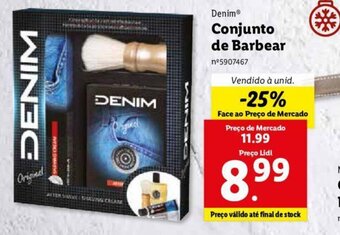 Lidl Denim Conjunto de Barbear promoção