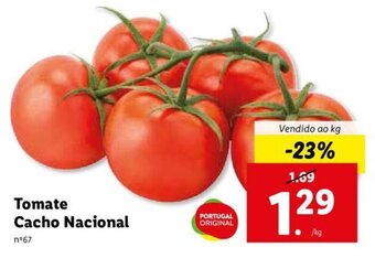 Lidl Tomate Cacho Nacional promoção