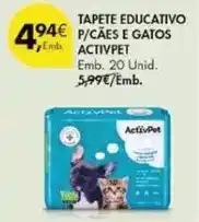 Pingo Doce Activpet - tapete educativo p/caes e gatos promoção