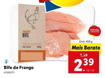 Lidl Bife de Frango 450g promoção